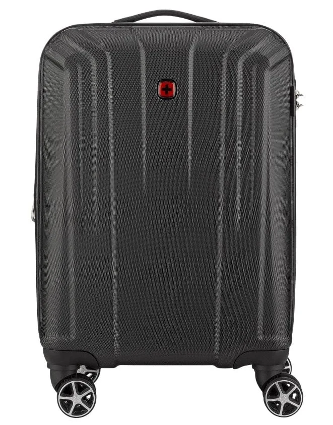 فيجنر حقيبة سفر بعجلات صلبة قابلة للتوسيع  سم سوداء